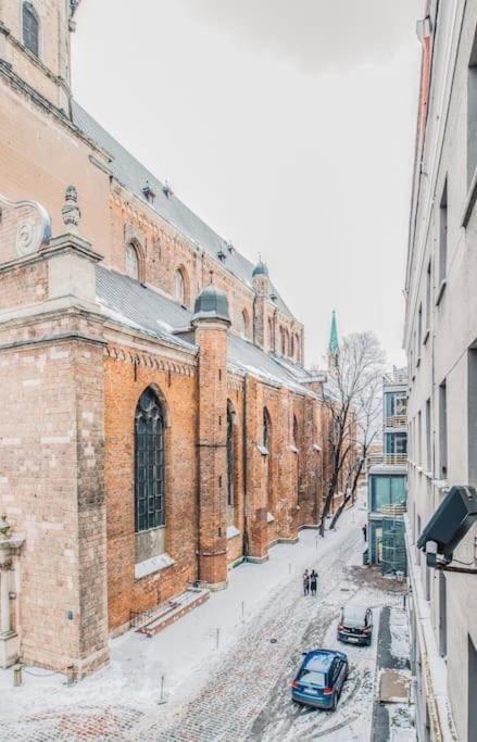 Old Town Apartment Next To Saint Peter'S Church Riga Eksteriør billede
